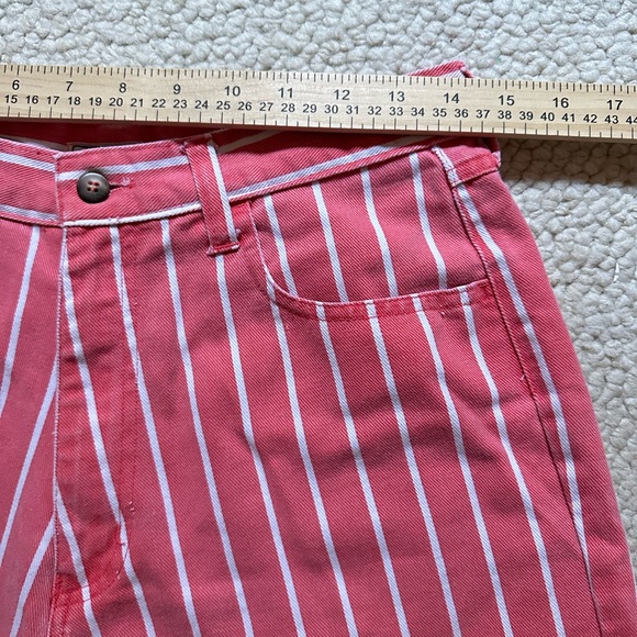 VTG Skoozi Women’s Striped Pink Shorts High Rise Size 29” - Picture 3 of 5